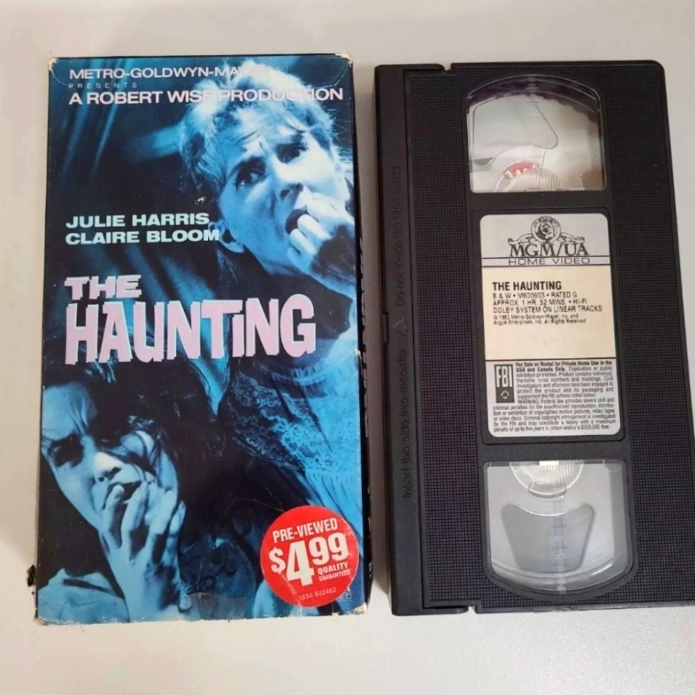 The Haunting VHS vintage Horror movies Halloween one of the best horror films